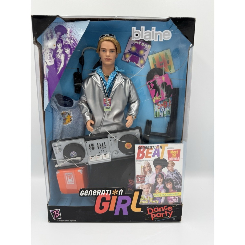 Barbie Generation Girl Dance Party Blaine Ken  Doll 1999 Mattel, NEW 26111